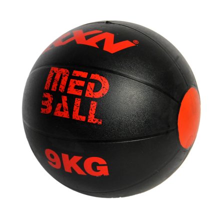 RXN Rubber Medicine Ball with high Bounce Effect - Red