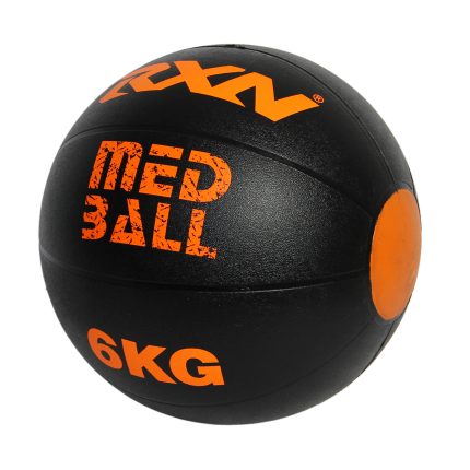 RXN Rubber Medicine Ball with high Bounce Effect - Orange