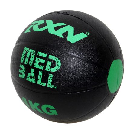 RXN Rubber Medicine Ball with high Bounce Effect - Green