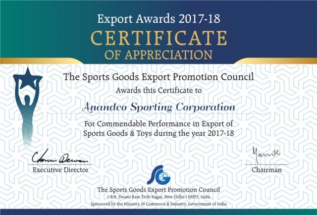 Export Award 2017-18