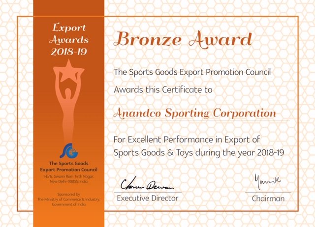 Export Award 2018-19